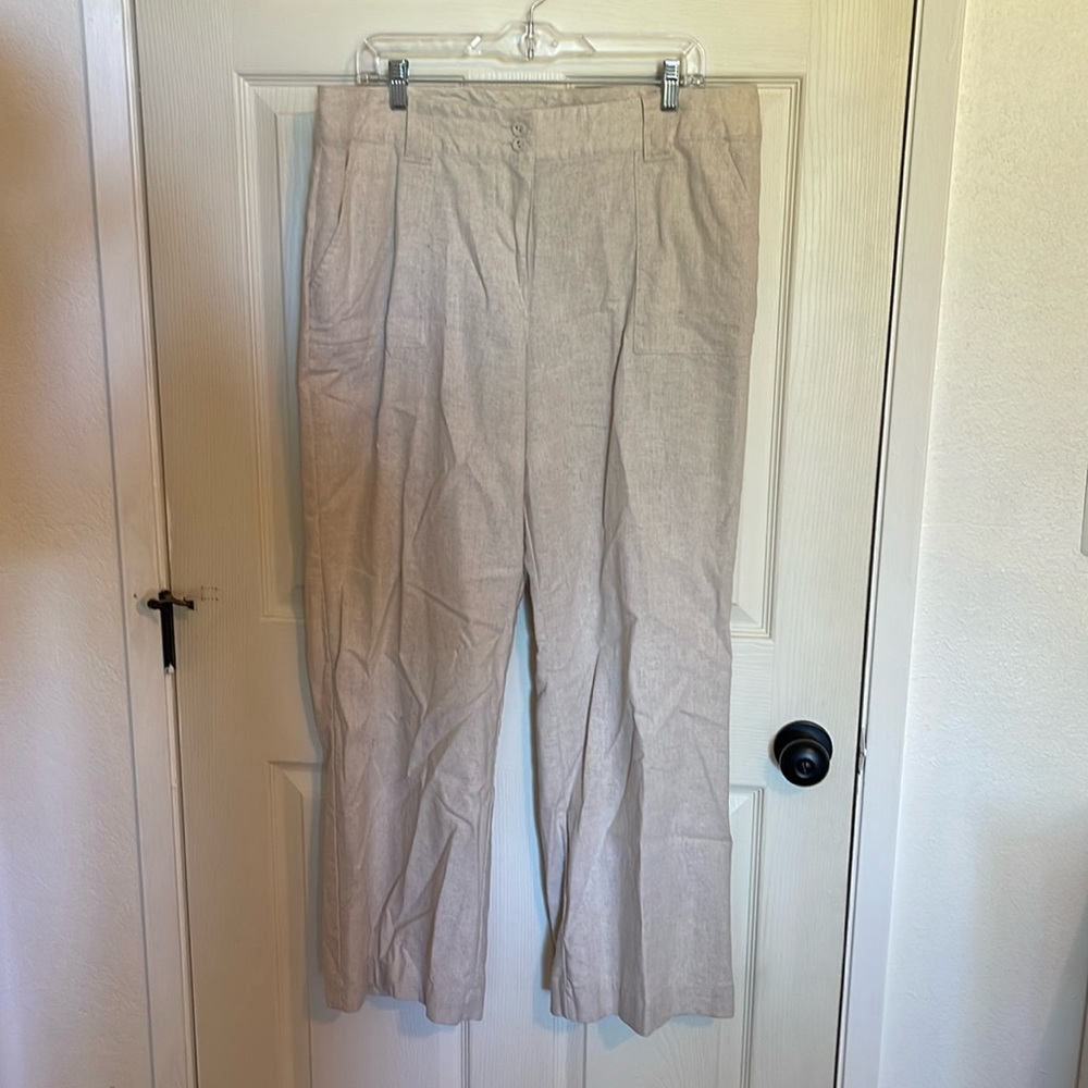 Christopher & Banks. Linen Pants. Size 16